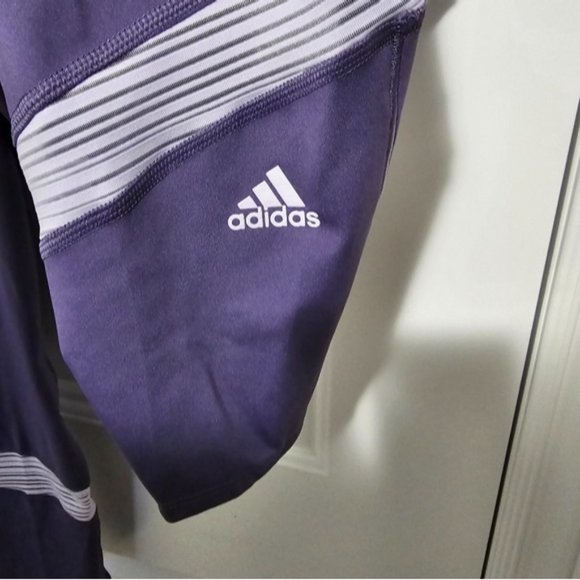New Adidas 4x plus size leggings in purple - Picture 7 of 8